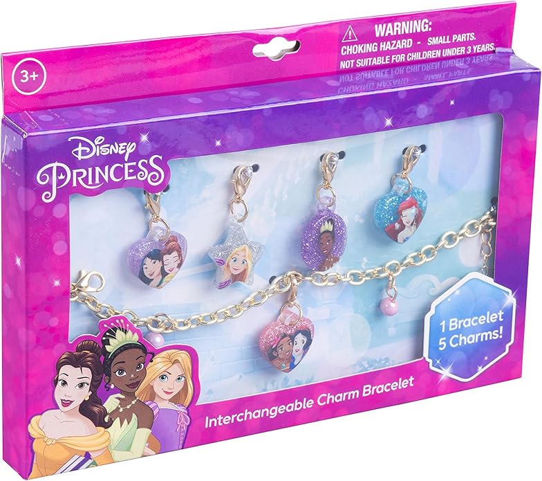 LUV HER Girls Add A Charm Box Set with 1 charm bracelet & 5 interchangeable charms - Ages 3+