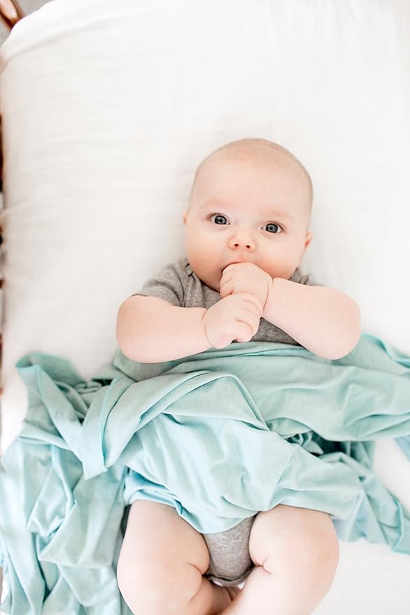 Copper Pearl Baby Swaddle Blanket - Premium Knit Baby Blanket, Large Soft Stretchy Receiving Blankets for Baby Boy and Girl, Swaddles for Newborn, Infant, and Toddler (Sonny)