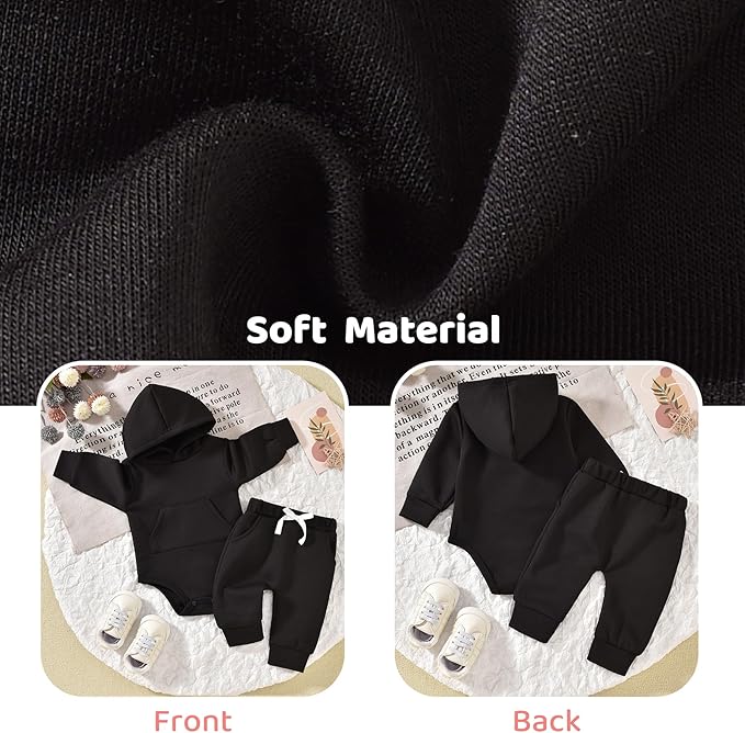 Aalizzwell Infant Baby Winter Hoodie Outfit