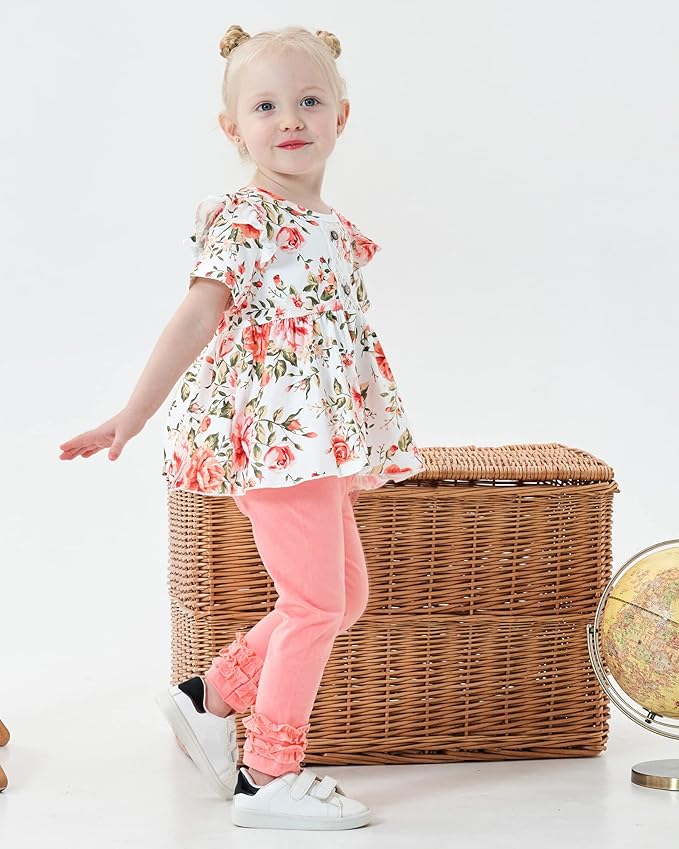 Baby Girl Clothes Toddler Girl Outfits Ruffle Shirt Pants Cute Infant Outfit Set Baby Girl Fall Winter Clothes