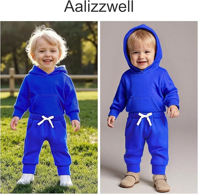 Aalizzwell Infant Baby Winter Hoodie Outfit