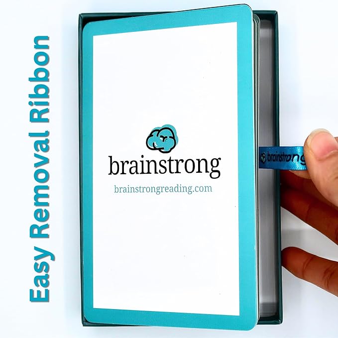 400 Essential Reading Sight Words | Ages 6-8 | Kindergarten - 2nd Grade Classroom Curriculum | Build Vocabulary & Reading Skills | Brainstrong Premium 4-Level Box Set | 200 Flashcards