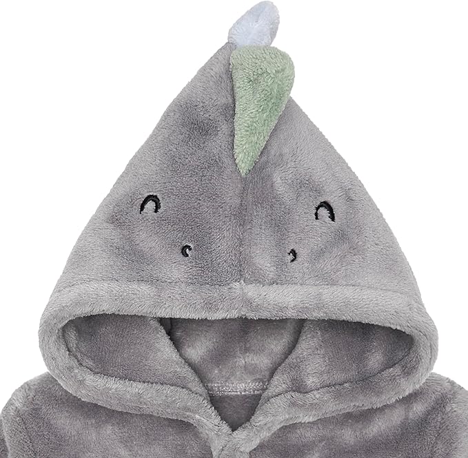 Gerber Unisex Baby Plushy Soft Hooded Animal Character Bathrobe