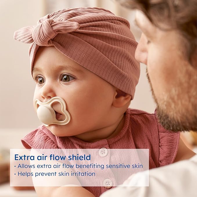 MAM Air Day & Night Baby Pacifier, for Sensitive Skin, Glows in The Dark, 3 Pack, 16+ Months, Boy