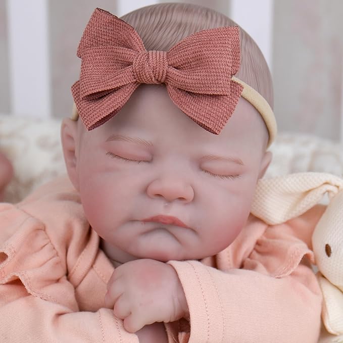 Milidool Realistic Reborn Baby Dolls-20 Inch Real Life Baby Dolls Girl Lifelike Baby Doll for 3+ Years Old