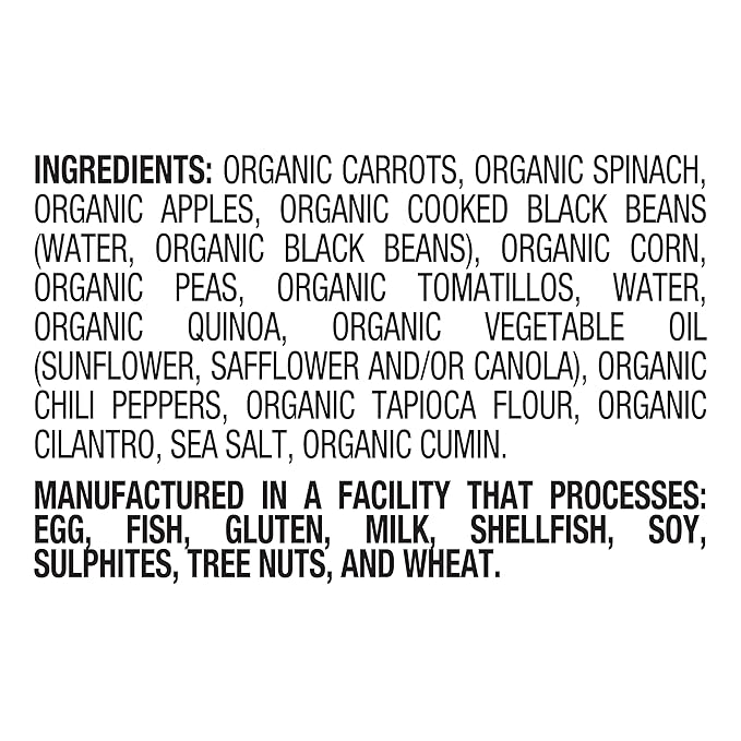 Sprout Organic Baby Food, Toddler Meals, Veggie Burrito Bowl with Beans & Quinoa, 5 Oz Bowl (8 Count)