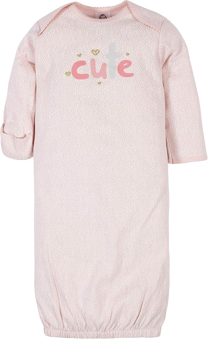Gerber unisex-baby Baby Boy and Girls 4-pack Sleeper Gown