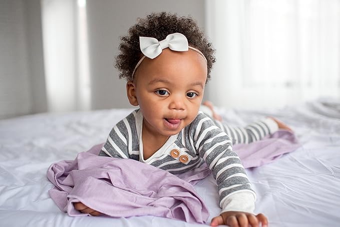 Copper Pearl Baby Swaddle Blanket - Premium Knit Baby Blanket, Large Soft Stretchy Receiving Blankets for Baby Boy and Girl, Swaddles for Newborn, Infant, and Toddler (Lily)