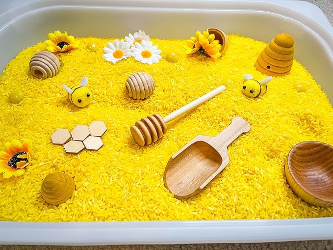 Kids Sensory bins Montessori sensory bin, sensory toys, Sensory bins, Sensory Bin For Preschoolers (Bee)