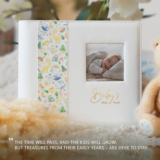 9" x 9" Extra Pages for Photos, Stories, and Wishes – Perfect Fit for Yulka Crafts Baby Memory Book “Choose Joy” 9" x 9" | 10 Additional Paper Sheets for Loose-Leaf Baby Photo Album - Refill Paper Set