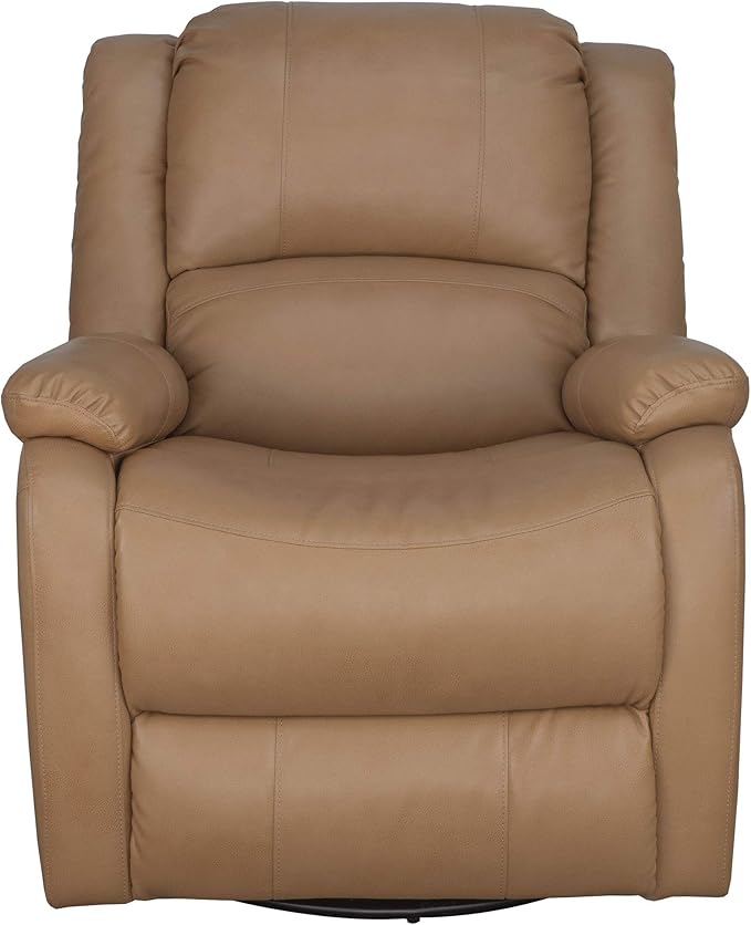RecPro Charles Collection | 30" Swivel Glider RV Recliner | RV Living Room (Slideout) Chair | RV Furniture | Glider Chair (Toffee, 1-Pack)
