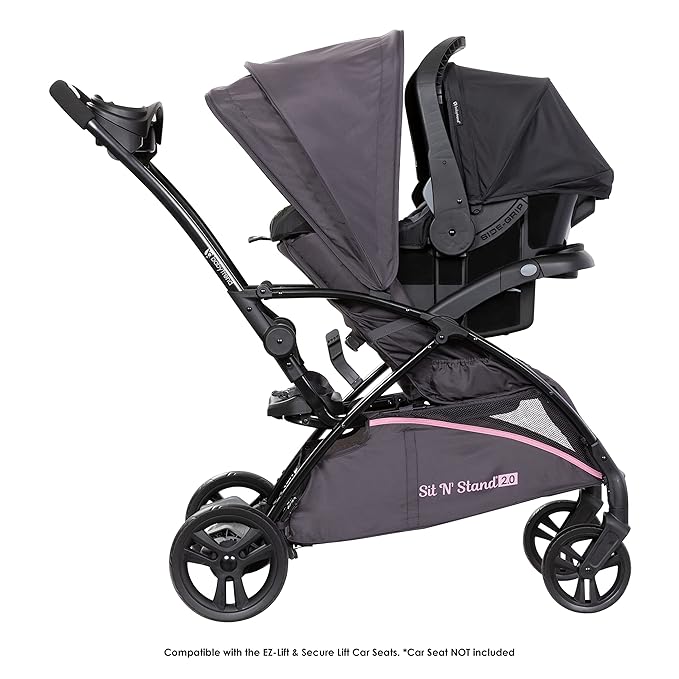 Baby Trend Sit N' Stand® 2.0 Stroller, Simply Pink