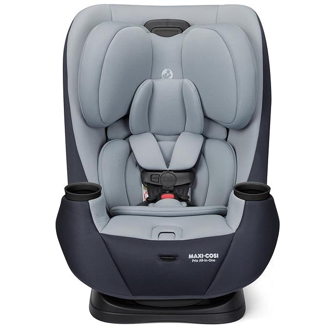 Maxi-COSI Pria All-in-One Convertible Car Seat, Infant to Toddler Car Seat, Easy-Install Harness, Machine-Washable Cover, 5-100 lbs, Sea Scape
