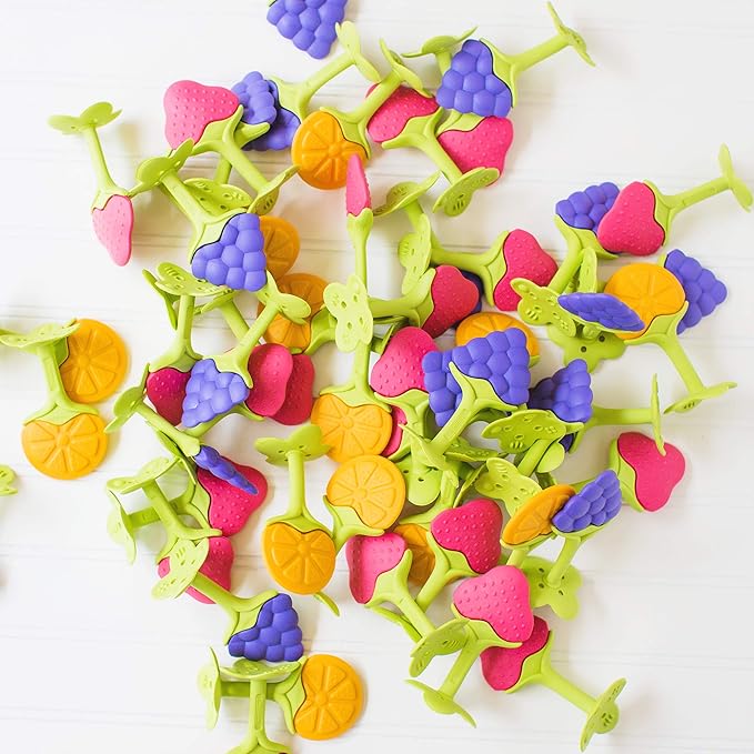 Innobaby Original Teethin Smart EZ Grip Fruit Teether and Sensory Toy for Babies and Toddlers in Citrus. BPA Free Teether