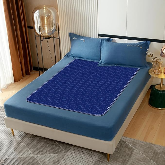 Alsunny® Pads for Beds for Incontinence Adults 36x52 Inch,Washable Pee Pads for Adults,Hide Stains Washable Underpads,Waterproof Protective Pad for Seniors,Bedwet Kids,Hospitals,Pets,Reusable Bed Pad