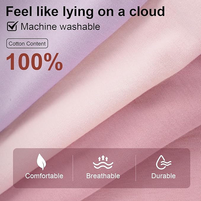 3 Pack Baby Sleep Sack 18-24 Months 100% Cotton TOG 0.5 Baby Sleeping Bag 2-Way Zipper Toddler Wearable Blankets Comfy Stretchy Summer Sleep Sacks