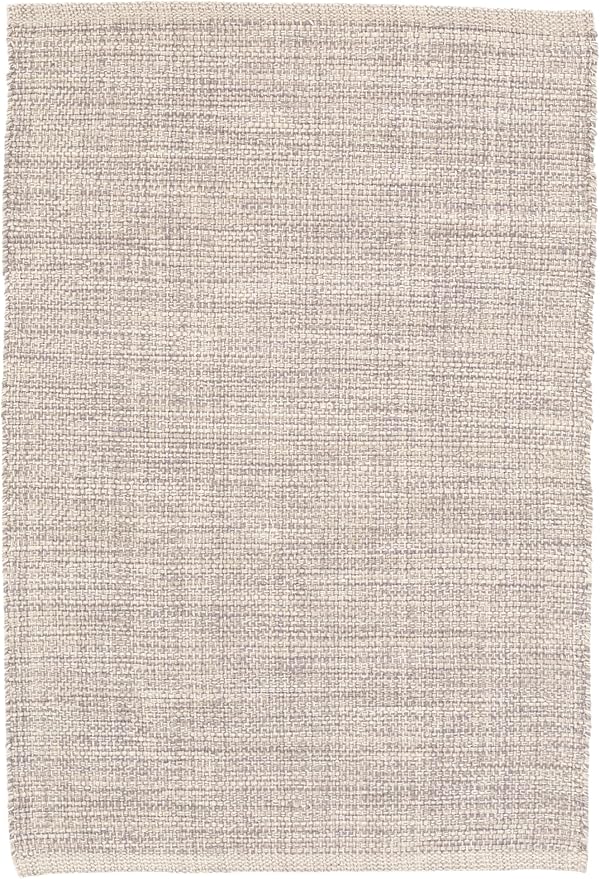 Dash & Albert Marled Grey Handwoven Cotton 8.5 X 11.5 Feet, Grey Geometric Pattern