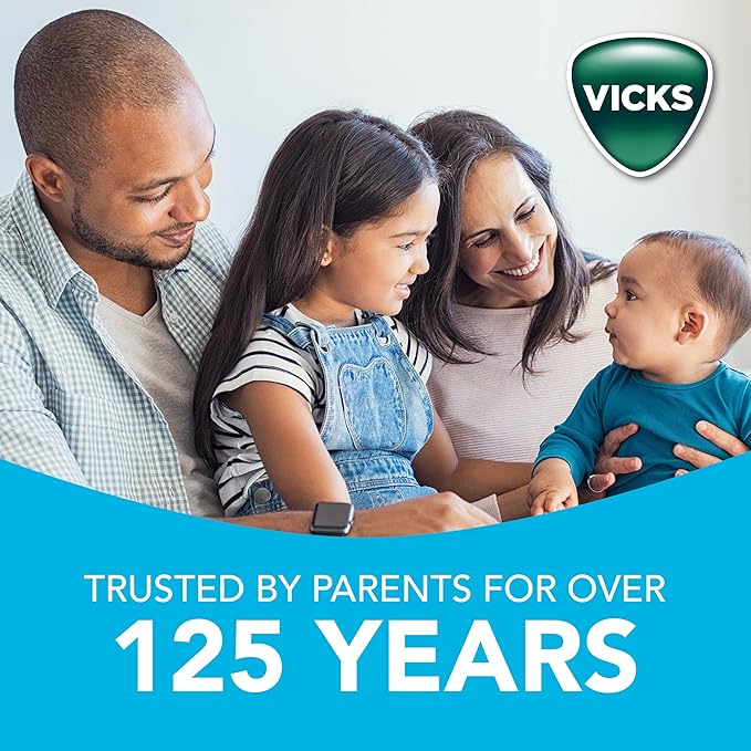 Vicks BabyRub Chest Rub Ointment with Soothing Aloe, Eucalyptus, Lavender, and Rosemary, from the makers of VapoRub, 1.76 oz