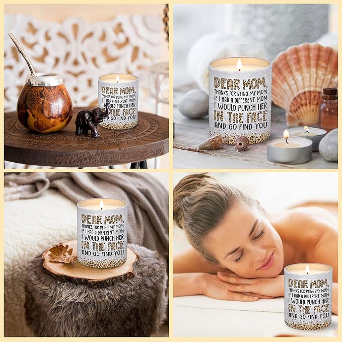 Gifts for Mom from Daughter Son - Mothers Day Gifts for Mom, Wife, Women - Moms Birthday Gift Ideas, Cool Birthday Gift for Moms - Funny Mothers Day Candle, mom Candle Funny 10 OZ