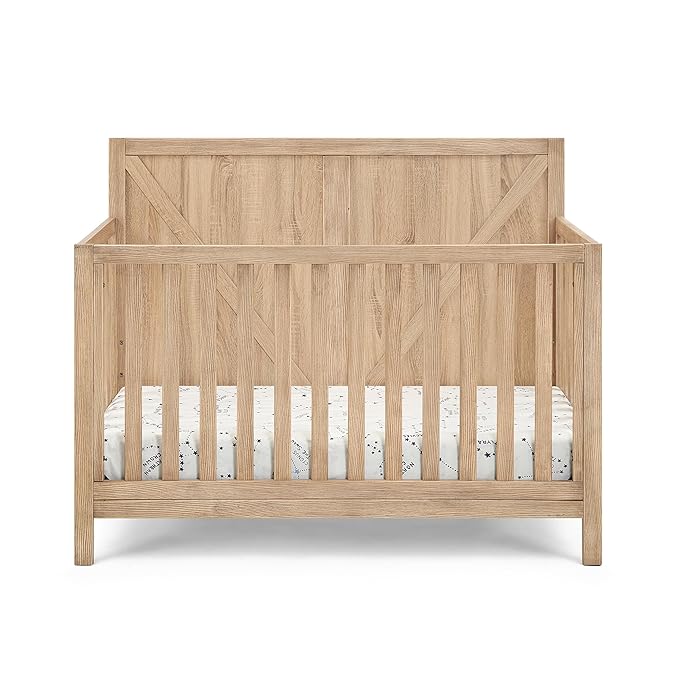 Suite Bebe Barnside 4-in-1 Convertible Crib in Beached Oak