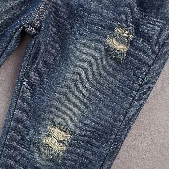 fhutpw Toddler Baby Boy Outfits Hoodie Sweatshirts & Jeans Clothes Set Fall Winter 6 9 12 18 24 Months