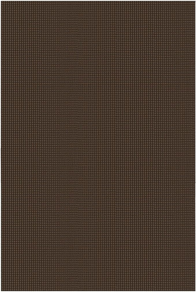 KOZYFLY Washable Area Rug 5x7 ft Rubber Backed Non Slip Rugs for Living Room Braided Cotton Bedroom Rug Woven Office Rugs Indoor Floor Carpets for Dining Bedroom Living Room, Reddish Brown/Coffee