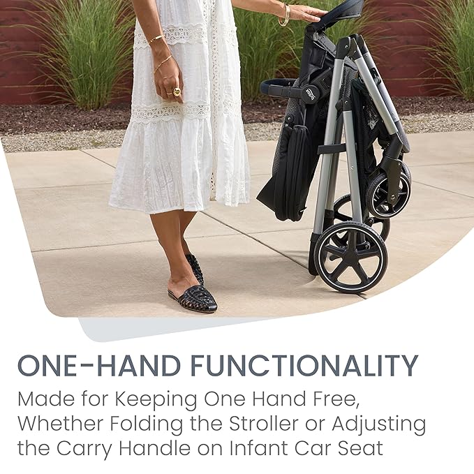 Britax Willow Grove SC Baby Travel System, Infant Car Seat and Stroller Combo with Alpine Base, ClickTight Technology, SafeWash, Pindot Stone
