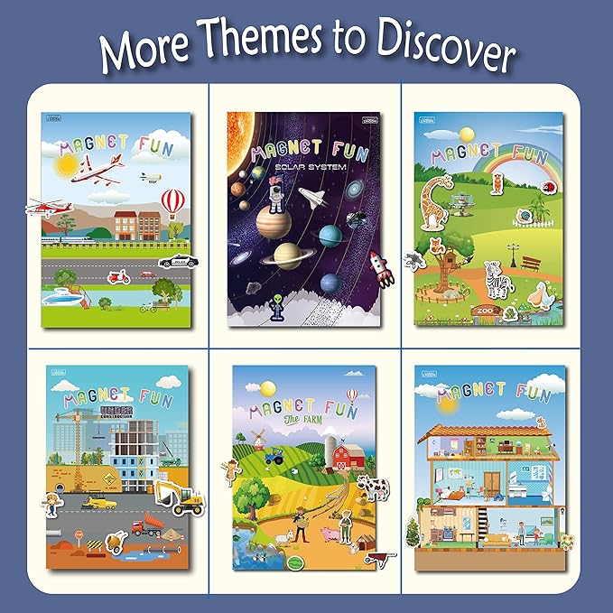 Magnetic Portable Playboard Solar System Planet Outer Space Play Create Scene Educational Teaching Playset(39 Pcs)