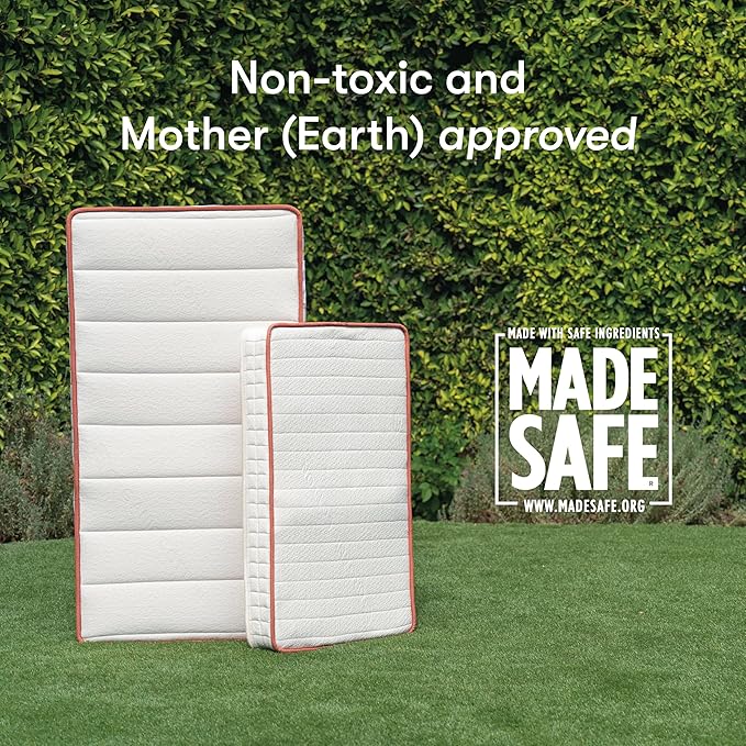 babyletto Avocado Baby Crib Mattress - GOTS, Made Safe, GREENGUARD Gold Certified - Dual Sided Infant & Toddler Mattress - Flippable & Breathable - 52 x 28.25 x 5.5 Inches for Standard Size Crib