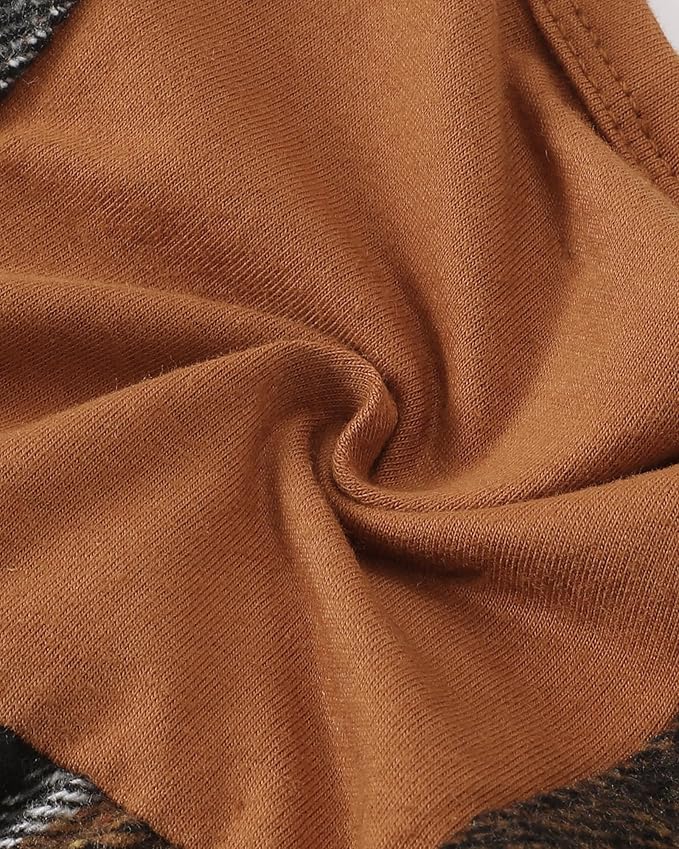 Kucnuzki Toddler Baby Girl Clothes Outfit Long Sleeve Plaid T Shirt Top Flare Leggings Pants 2 Piece Outfit Kids Clothes