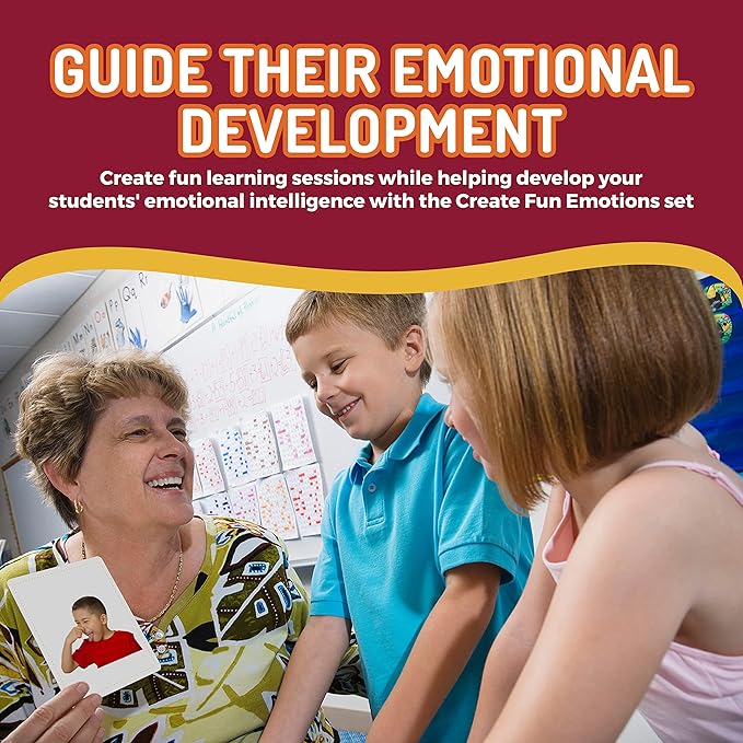 50 Emotions Flash Cards Volume 1 - Feeling Photo Cards for Kids, Adults, Seniors, Homeschool, Speech Therapy, ABA, Dementia, Aphasia, Occupational Therapy, ESL and Autism Learning Material