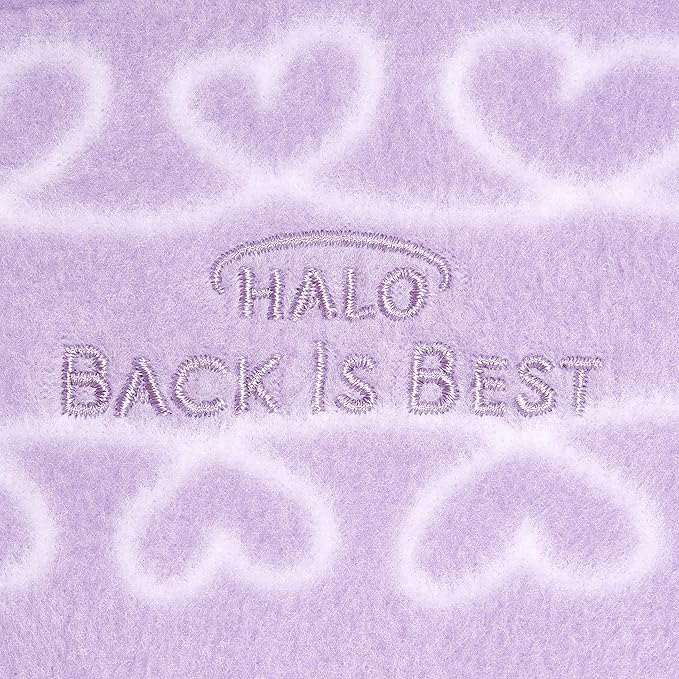 HALO Micro-Fleece Sleepsack Swaddle, 3-Way Adjustable Swaddle Blanket for Newborn and Infants, TOG 3.0 for Cold Climates, Hip Healthy, Heartline, Small, 3-6 Months