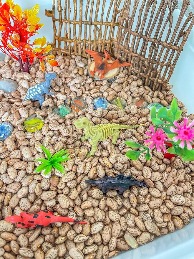 Kids Sensory bins Montessori sensory bin, sensory toys, Sensory bins, Sensory Bin For Preschoolers (Dinosaur)