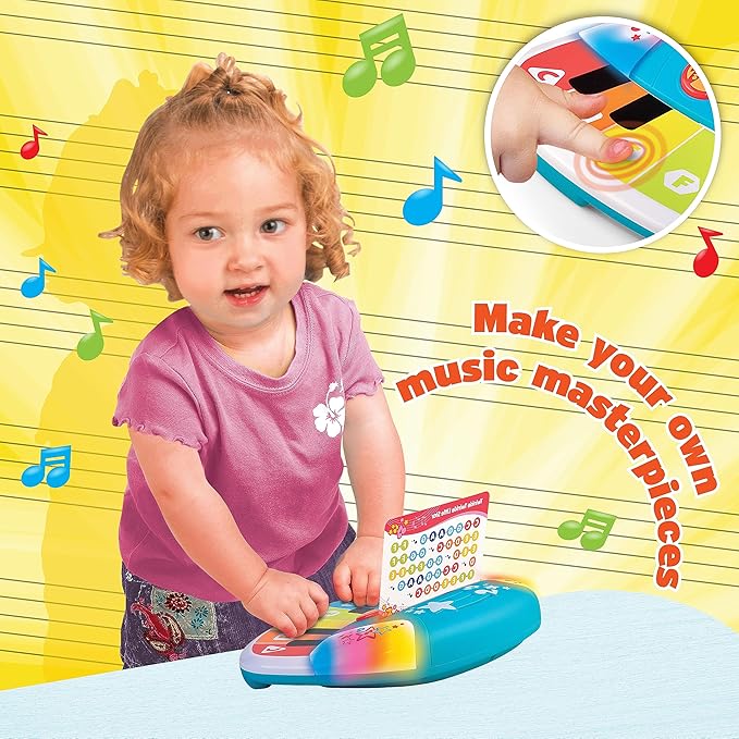 Magic Touch Baby Piano, Toddler Music Toy, Infant Touch Sensor Musical Instrument, Switch Between Xylophone, Kids Play Fun Gifts for 9 12 18 24 Month, 1 2 3 Year Old Boys Girls