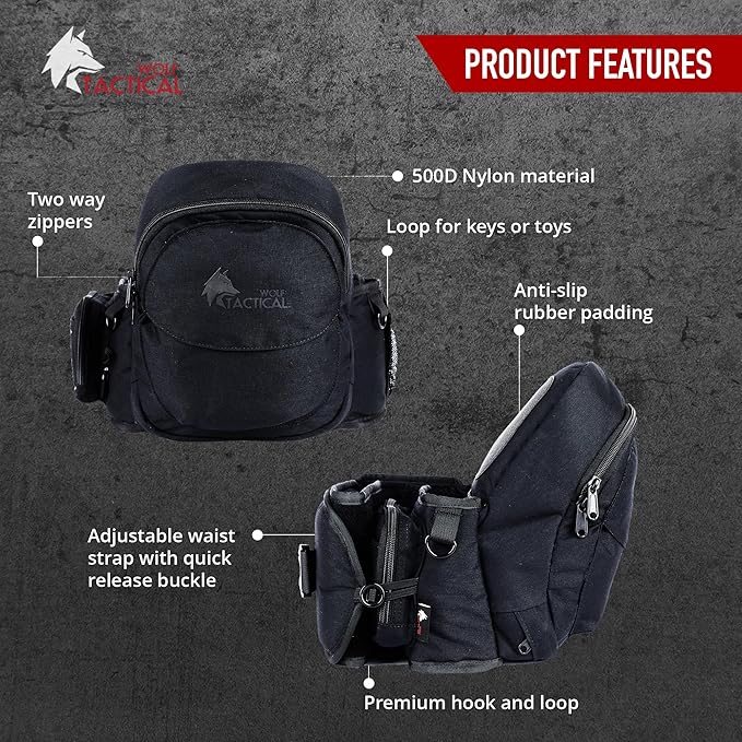 WOLF TACTICAL Baby Hip Carrier – Toddler and Baby Hip Seat Carrier with Adjustable Waistband, Storage Pockets, Ergonomic Design, Up to 45lbs