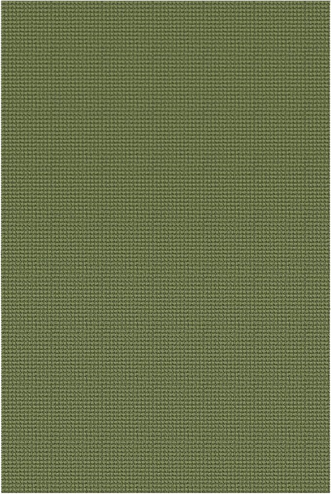 KOZYFLY Washable Area Rug 6x9 ft Rubber Backed Non Slip Rugs for Living Room Braided Cotton Bedroom Rug Woven Office Rugs Indoor Floor Carpets for Dining Bedroom Living Room, Olive Green/Earthy Green