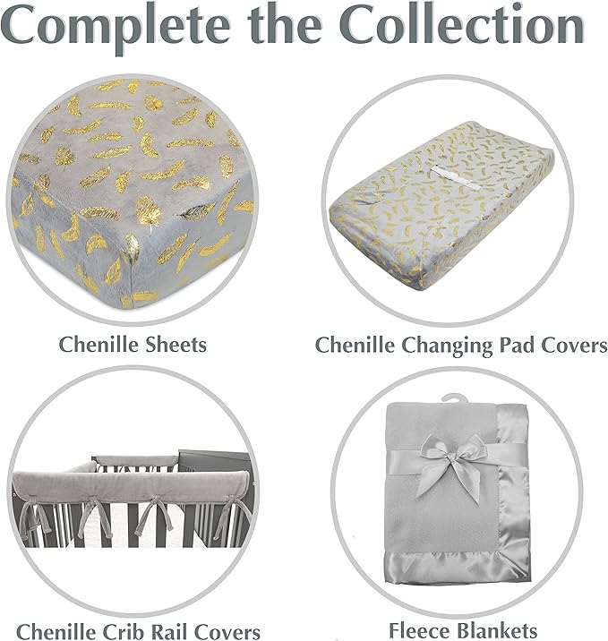 American Baby Company Fleece Blanket with Silk-Like Satin Trim, Soft, Warm & Cozy, Gray, 30" x 40" for Boys and Girls, Perfect for Baby Carrier, Stroller, Travel and Gifting