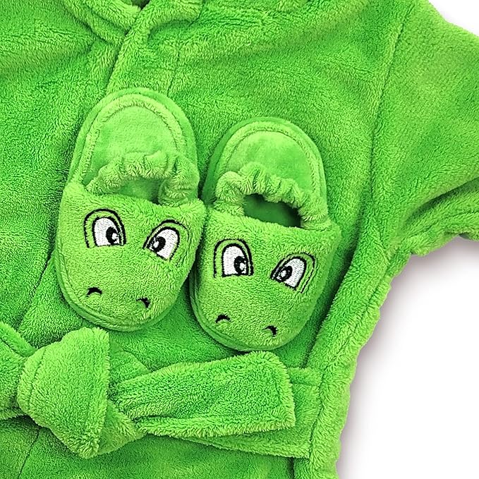 Rising Star Baby Toddler Robe Or Kids Robe for Girls and Boys - Kids & Baby Bath Robe Spa Set with Washcloth or Slippers