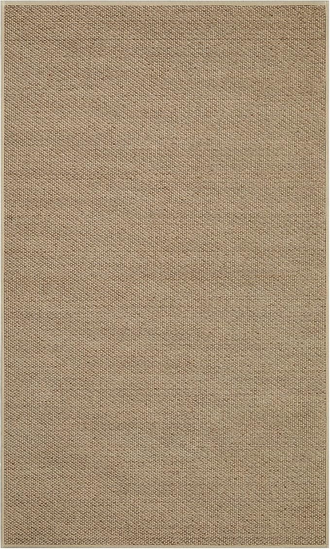 Wonnitar Farmhouse Kitchen Rugs, 3x5 Rubber Area Rugs for Entryway Indoor Non-Slip Washable Braided Front Door Mat Neutral Woven Absorbent Throw Carpet for Entry Bathroom Bedroom (Beige,3'x5')