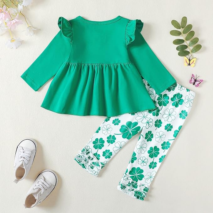 Baby Girl Clothes Toddler Girl Outfits Ruffle Shirt Pants Cute Infant Outfit Set Baby Girl Fall Winter Clothes