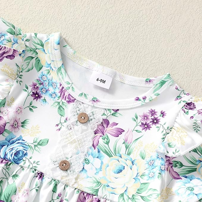 Baby Girl Clothes Toddler Girl Outfits Ruffle Shirt Pants Cute Infant Outfit Set Baby Girl Fall Winter Clothes