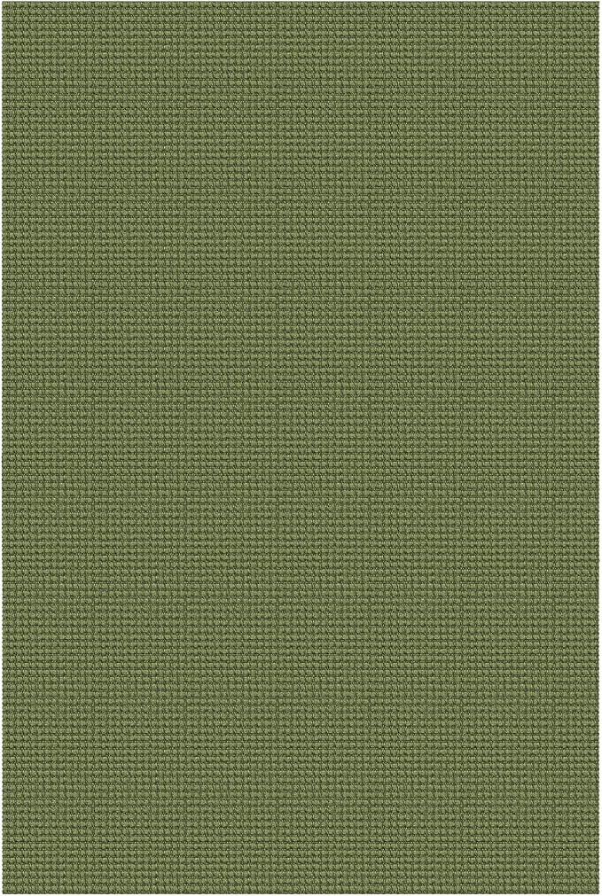 KOZYFLY Washable Area Rug 5x7 ft Rubber Backed Non Slip Rugs for Living Room Braided Cotton Bedroom Rug Woven Office Rugs Indoor Floor Carpets for Dining Bedroom Living Room, Olive Green/Earthy Green
