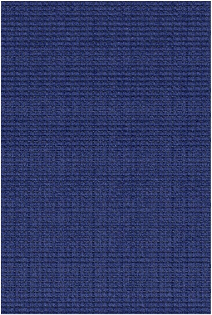 KOZYFLY Indoor Door Mat 2x3 ft Small Area Rugs Washable Front Door Mat Non Slip Rubber Backed Entryway Rug Cotton Entrance Doormat for Front Porch Bathroom Kitchen Bedroom, Royal Blue/Navy