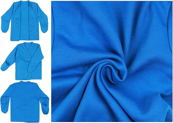 ToBeInStyle Babies' 4 Pack Relaxed Fit Short or Long Sleeve Button Up Kimono Tee Swaddle Shirt