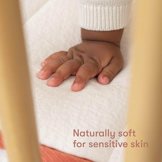 babyletto Avocado Baby Crib Mattress - GOTS, Made Safe, GREENGUARD Gold Certified - Dual Sided Infant & Toddler Mattress - Flippable & Breathable - 52 x 28.25 x 5.5 Inches for Standard Size Crib