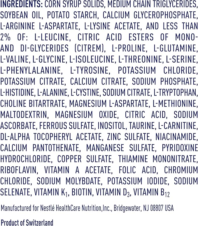 Junior Amino Acid Based Pediatric Formula, Unflavored, 14.1 Oz Canister (Packaging May Vary)