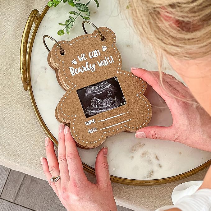 Kate Aspen Teddy Bear Advice Cards and Baby Predictions For Baby Shower Games - We Can Bearly Wait Baby Shower Decorations - Gender Reveal Games, Party Activity And Keepsake For Parents-to-be