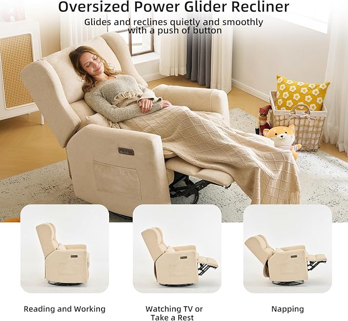 Baby Nursery Gliders | Comfortable Rocking & Reclining Chairs for Parents