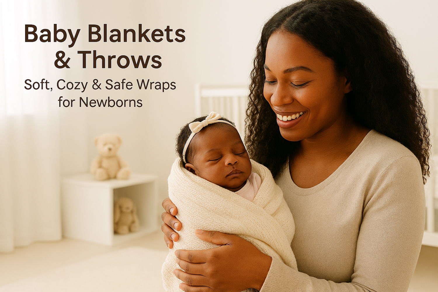 Baby Blankets & Throws – Soft, Cozy & Safe Wraps for Newborns