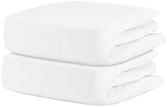 Newton Baby Organic Fitted Crib Sheets (2-Pack) - Ultra Breathable and Soft, 100% Organic Muslin Cotton, Fits All Standard Cribs, White…